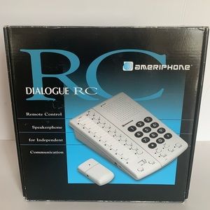 Ameriphone Dialogue Super Loud and Clear Amplified Telephone Hearing Impaired